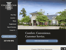 Tablet Screenshot of liveatcountryclub.com